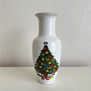 Mount Clemens Pottery CHRISTMAS TREASURE /Tree Bow w/24k Gold trim New Open Box